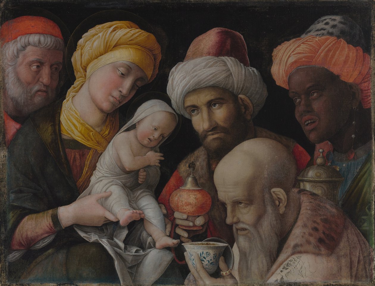Anbetung der Heiligen Drei Könige von Andrea Mantegna