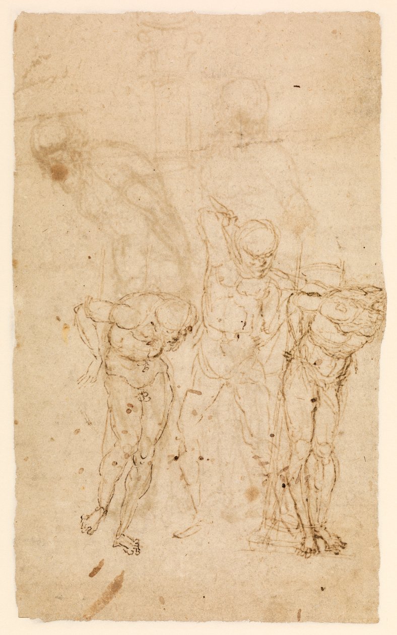Studien für Christus an der Säule, ca. 1460-65 von Andrea Mantegna