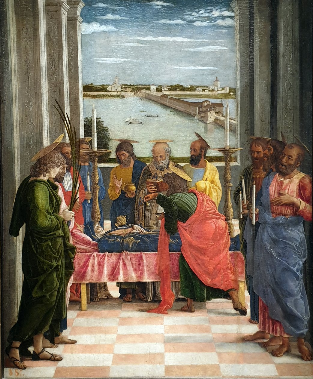 Der Tod der Jungfrau von Andrea Mantegna