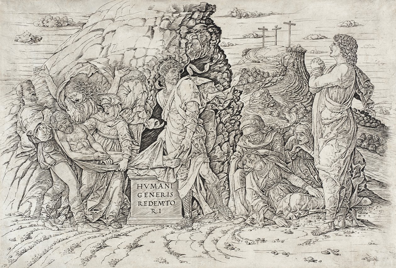 Die Grablegung von Andrea Mantegna