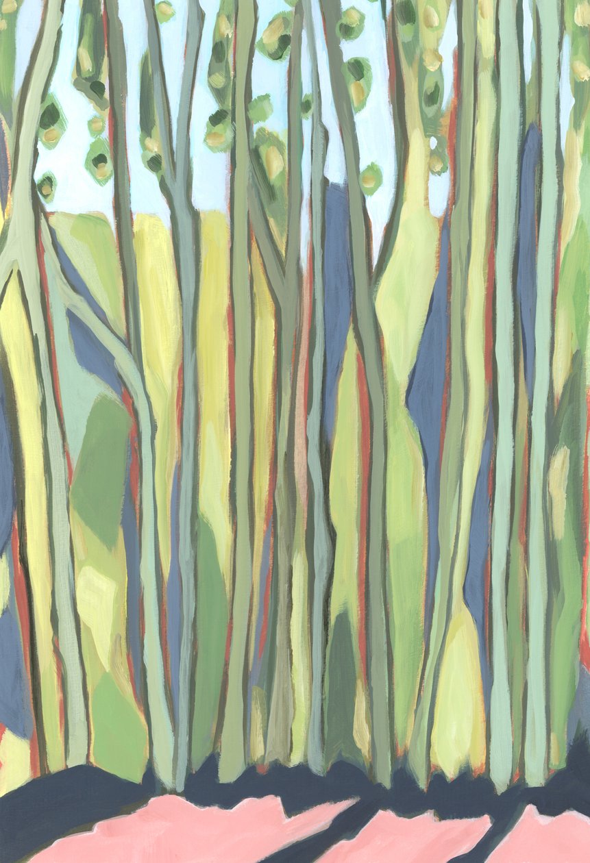 Morgen im Wald, 2024 von Andrea Mejia
