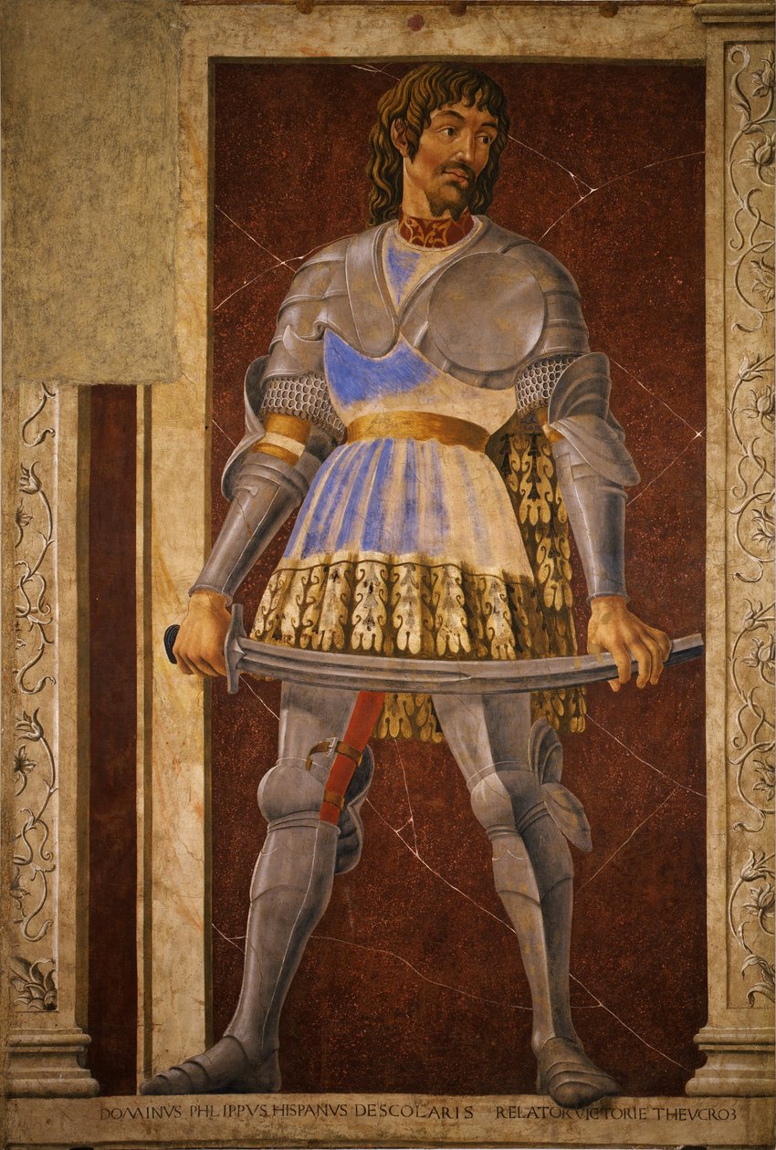 Pippo Spano, Niccolò Acciaiuoli, Francesco Petrarca von Andrea del Castagno