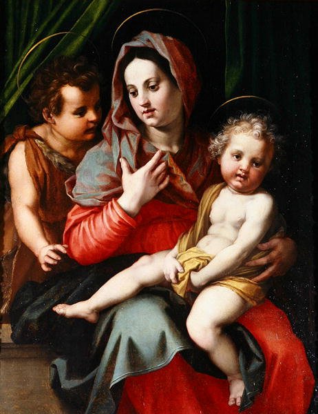 Madonna mit Kind und St. Johannes von Andrea del Sarto