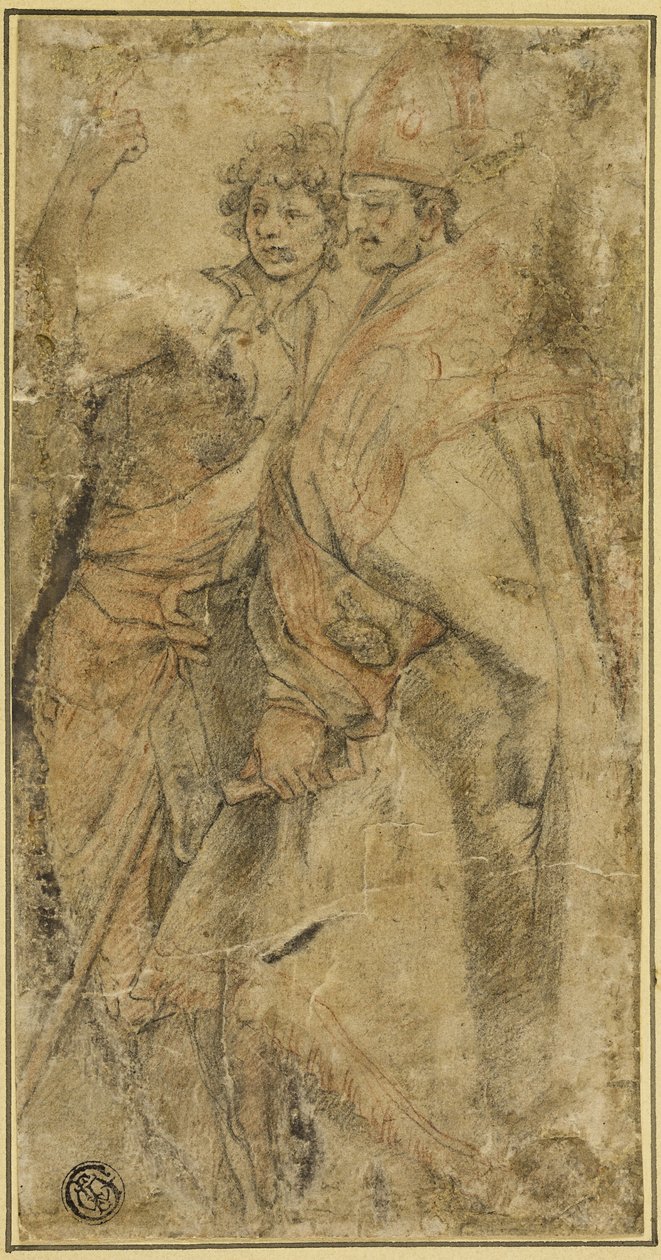Johannes der Täufer und San Bernardo degli Uberti von Andrea del Sarto