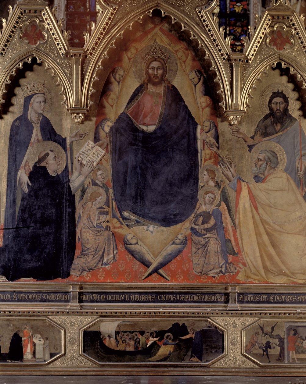 Der Strozzi-Altar (Detail) von Andrea di Cione Orcagna