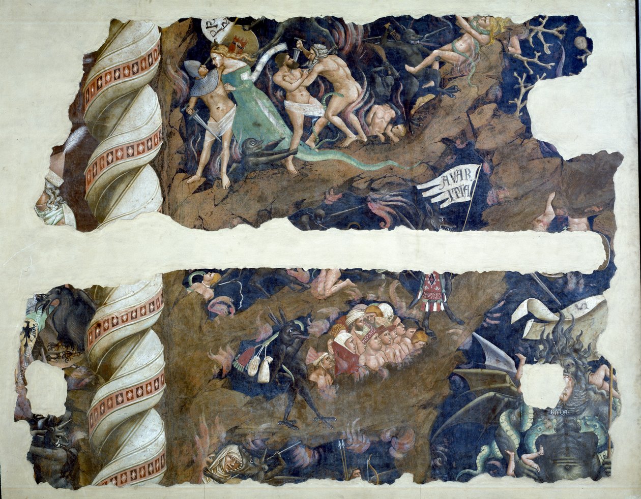 Der Triumph des Todes (Detail) von Andrea di Cione Orcagna
