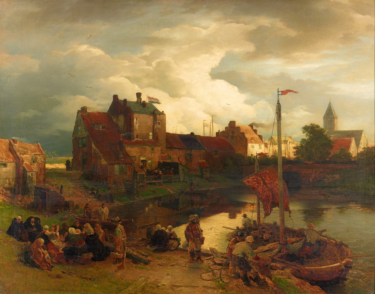 Ostende von Andreas Achenbach