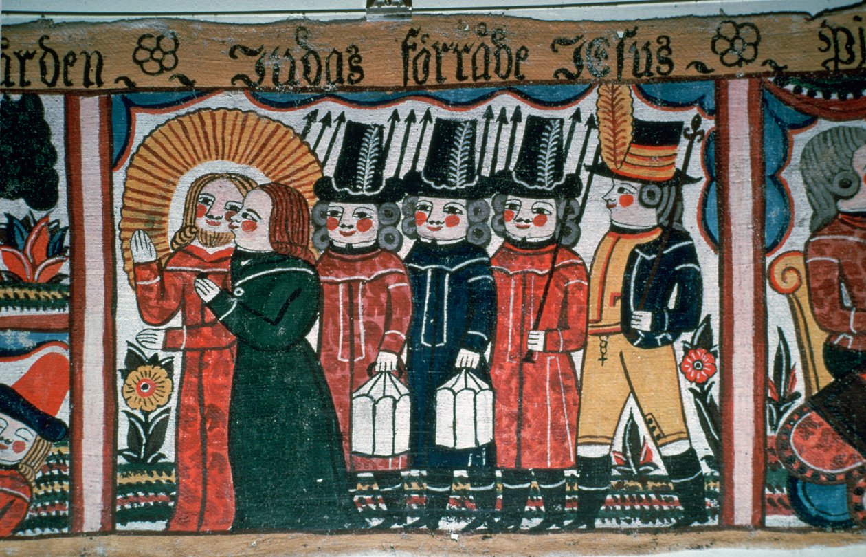 Darstellung der Verhaftung Christi, 19. Jahrhundert von Andres Palsson