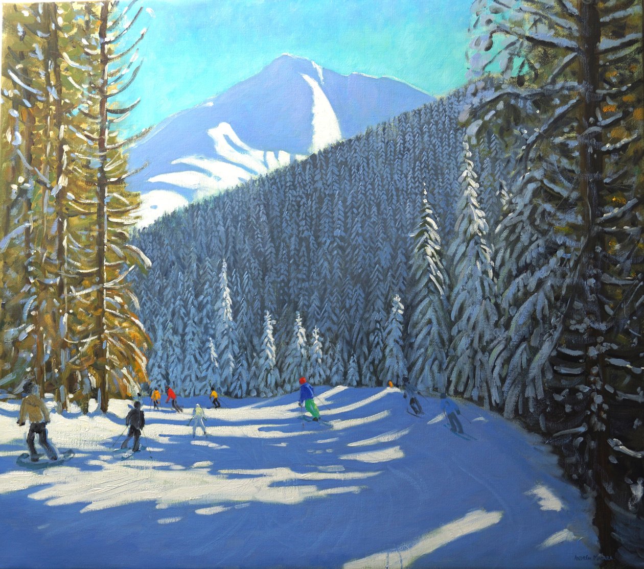 Skifahren, Beauregard La Clusaz, 2012 von Andrew Macara