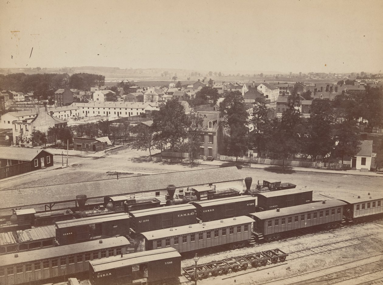 Nr. 89—Alexandria, vom "Round House," Blick nach Norden von Andrew Joseph Russell