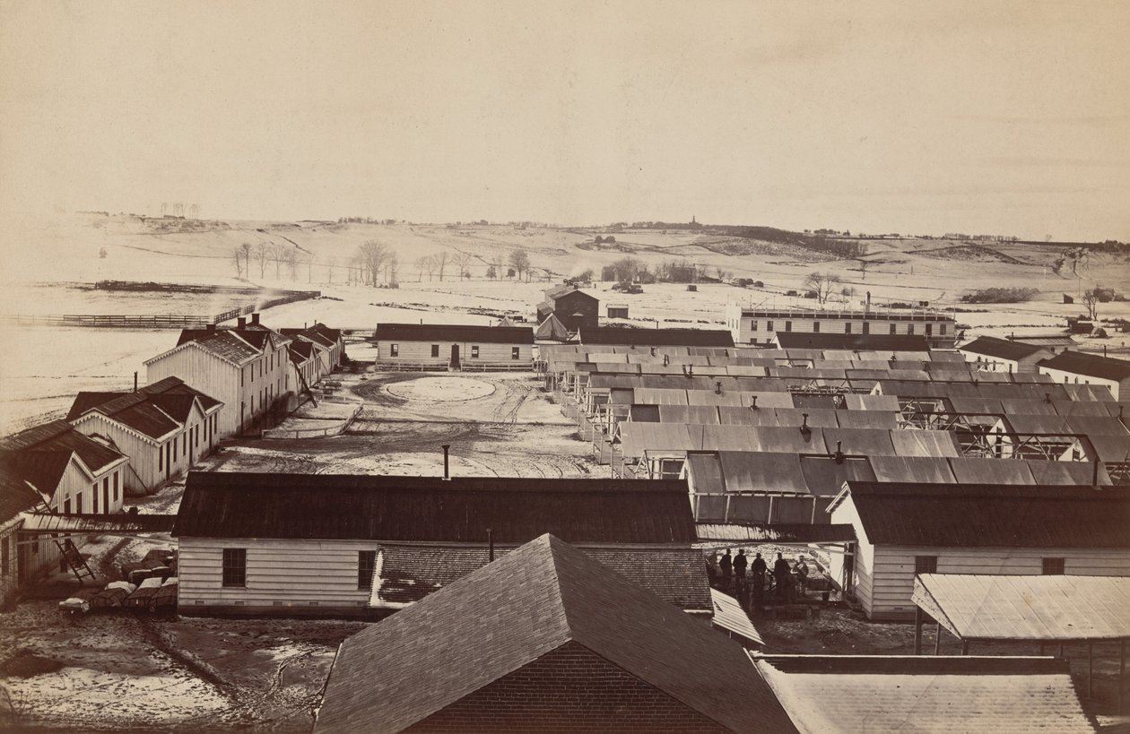 Sickel Hospital, Blick in Richtung Fairfax Seminary, Alexandria, Virginia von Andrew Joseph Russell