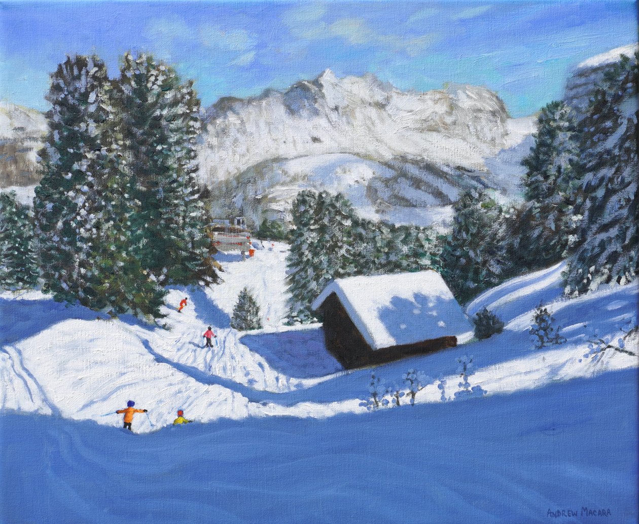 Ski-Chalet, Samoens, Grand Massif, Frankreich, 2023 von Andrew Macara