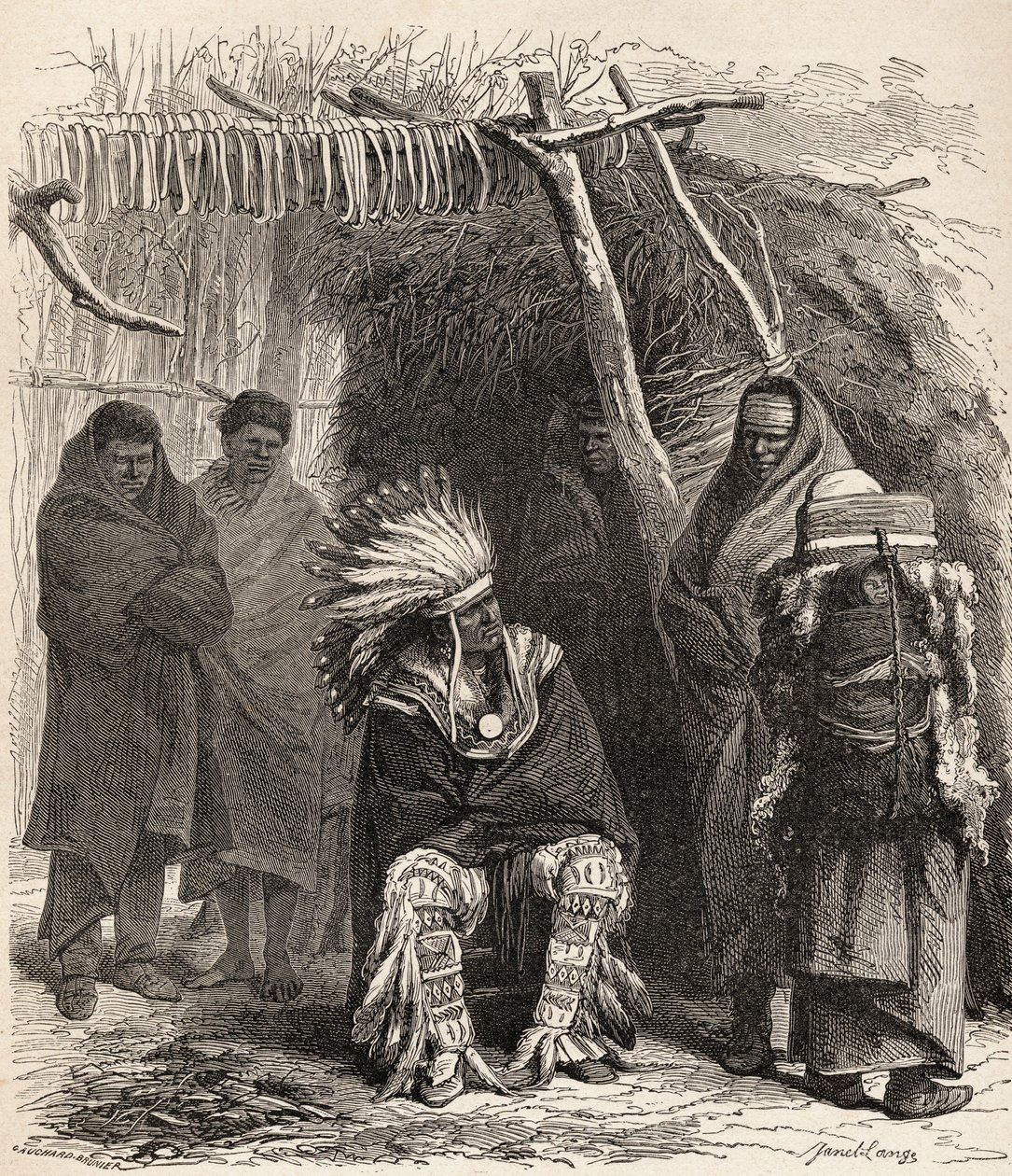 Peter La Cherre, Illustration aus 