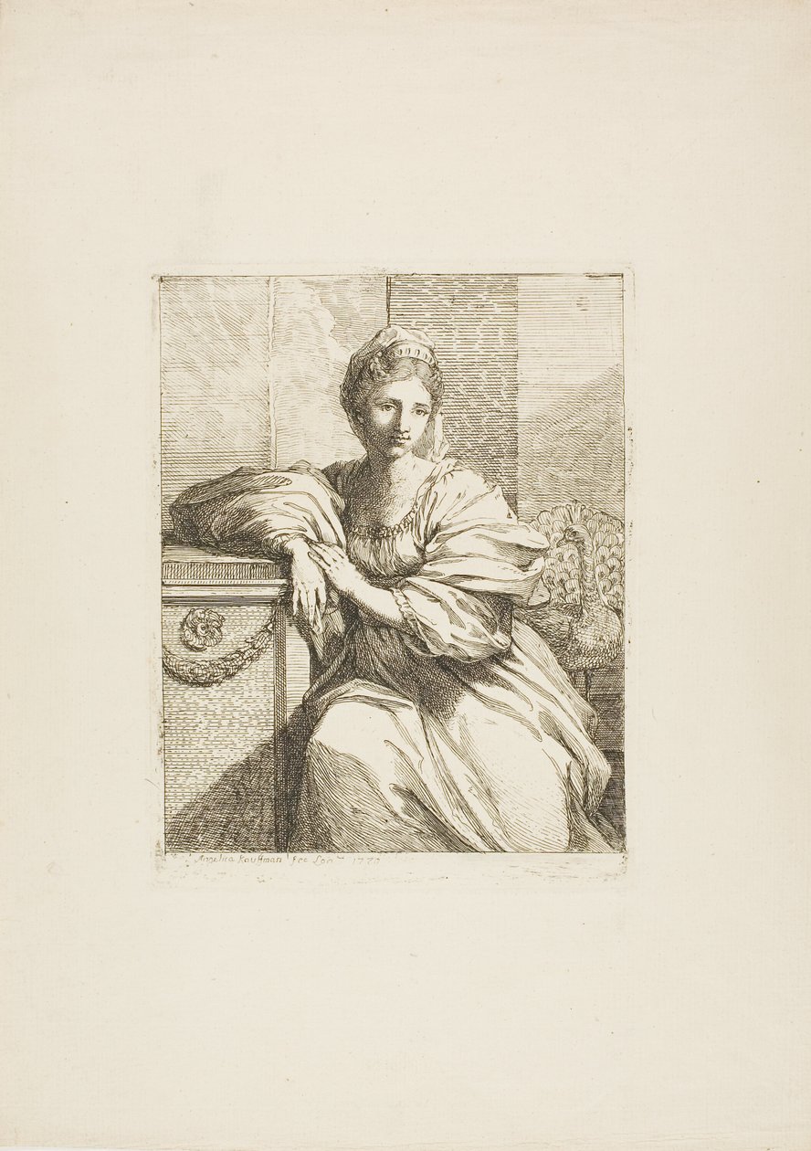 Juno und der Pfau von Angelica Kauffmann