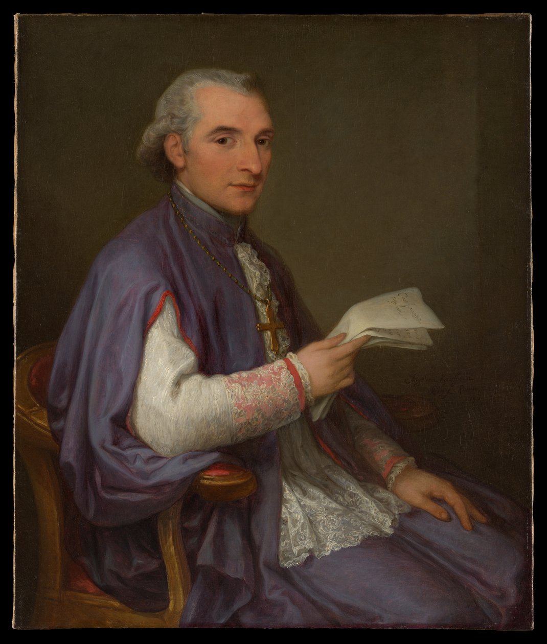 Monsignore Giuseppe Spina (1756–1828) von Angelica Kauffmann