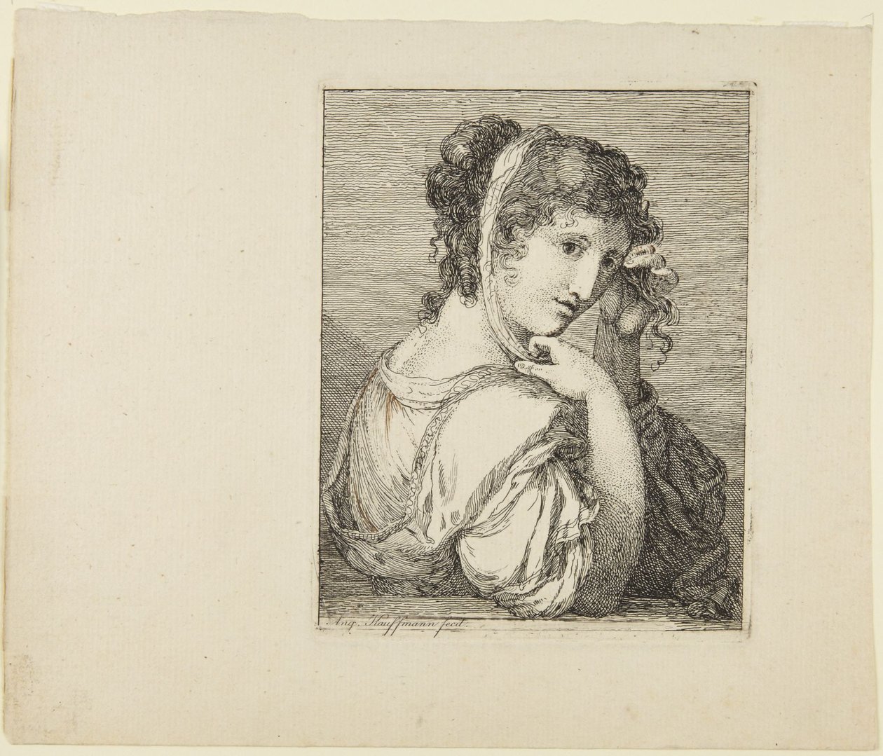 Porträt eines Mädchens von Angelica Kauffmann
