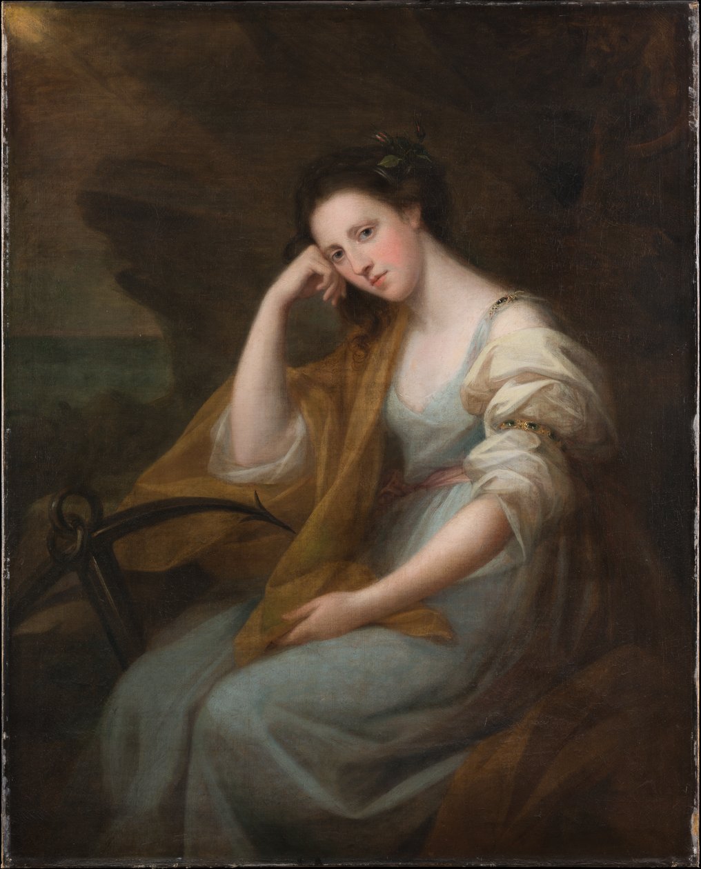 Porträt von Lady Louisa Leveson-Gower (1749/50-1827), später Baroness Macdonald, als Spes von Angelica Kauffmann