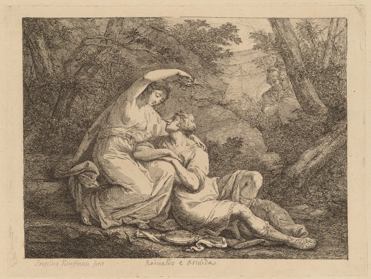 Rinaldo und Armida von Angelica Kauffmann