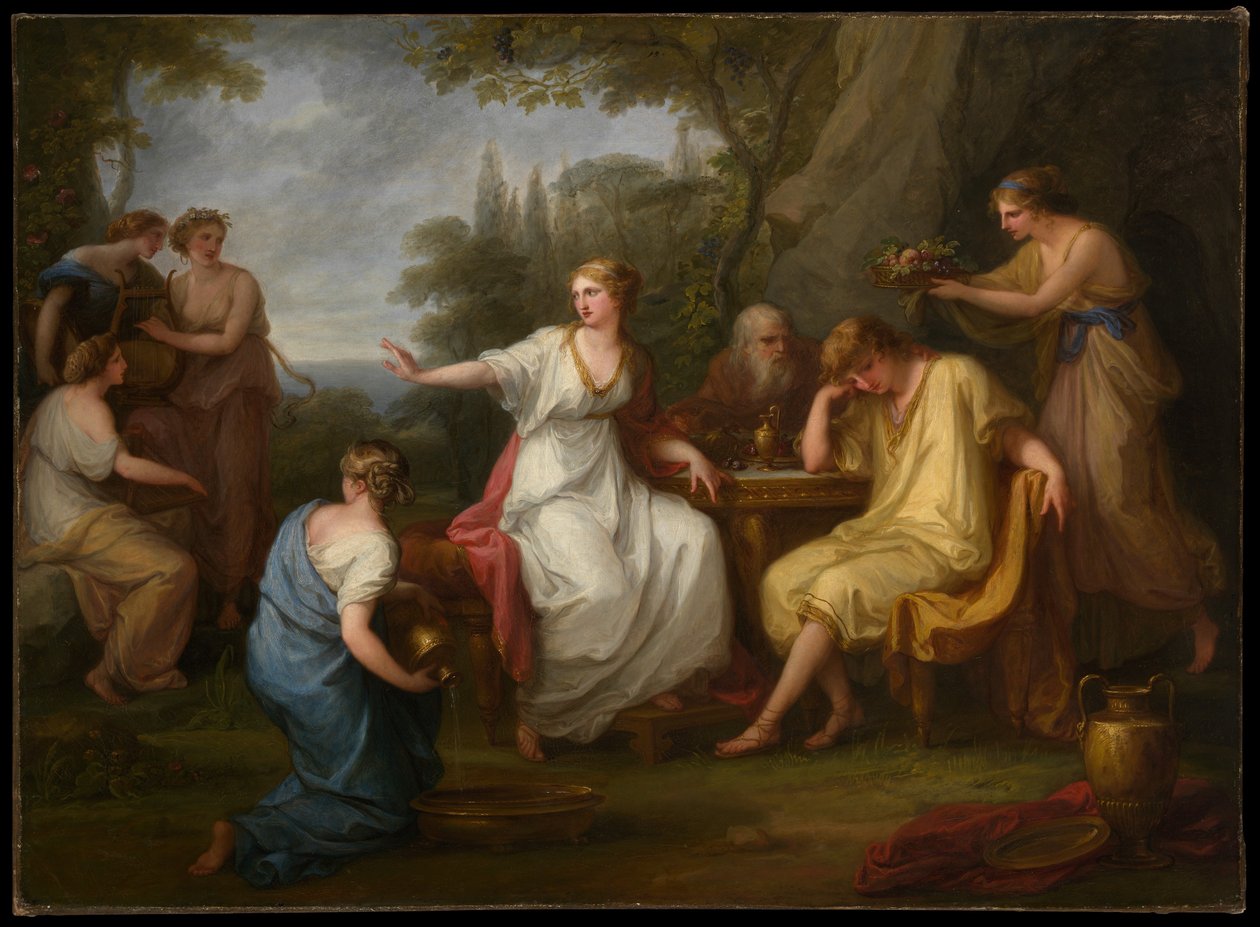 Der Kummer des Telemachus von Angelica Kauffmann