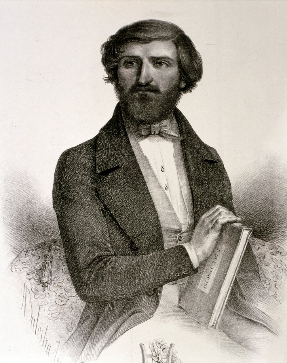 Porträt von Giuseppe Fortunino Francesco Verdi von Angelo Balestra