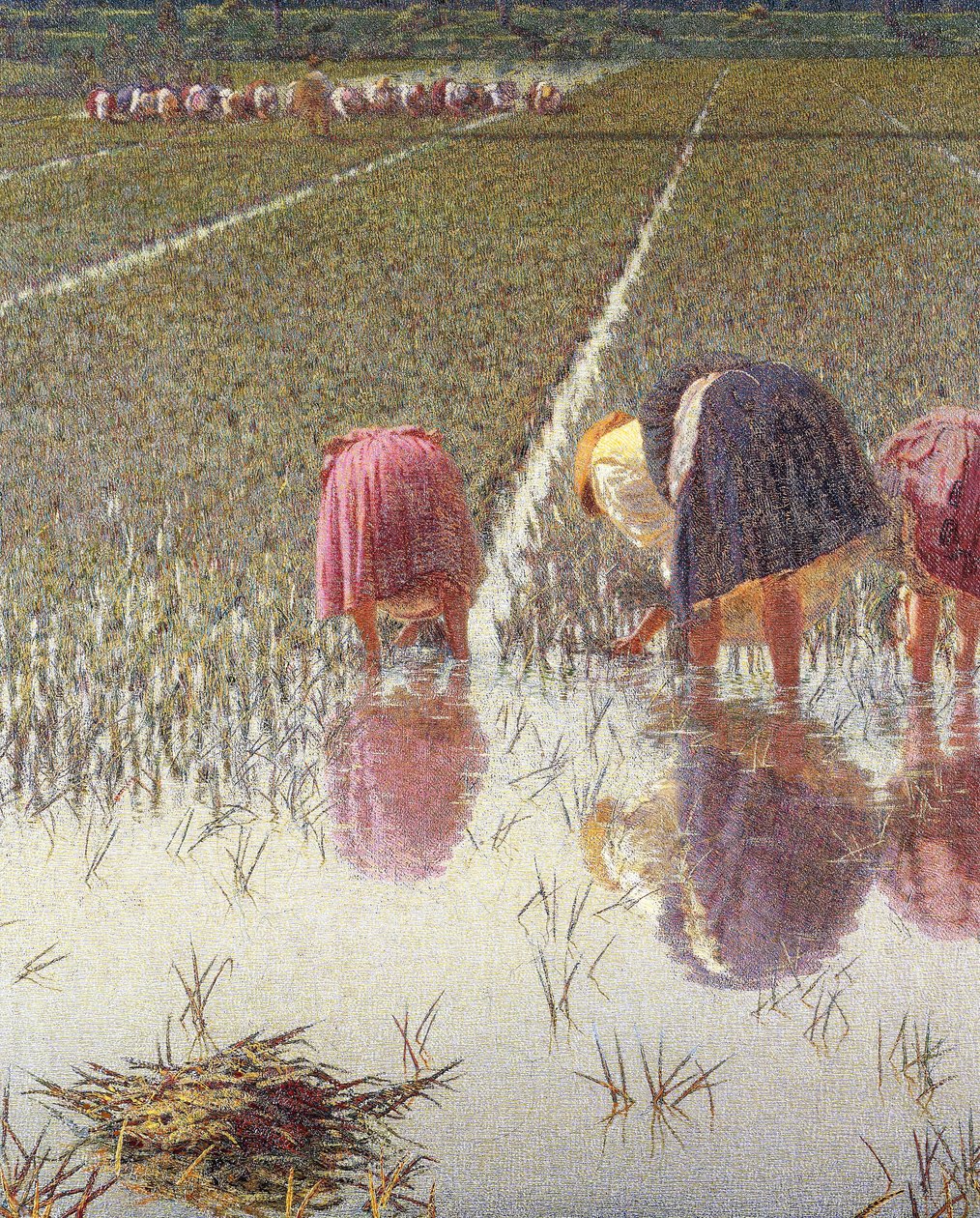 Für achtzig Pfennige (Detail) von Angelo Morbelli