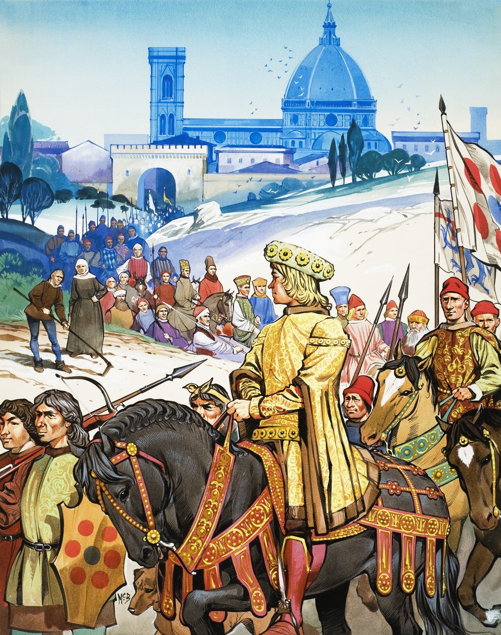 Große Ereignisse der Geschichte: Die italienische Renaissance – Florenz und die Medici von Angus McBride