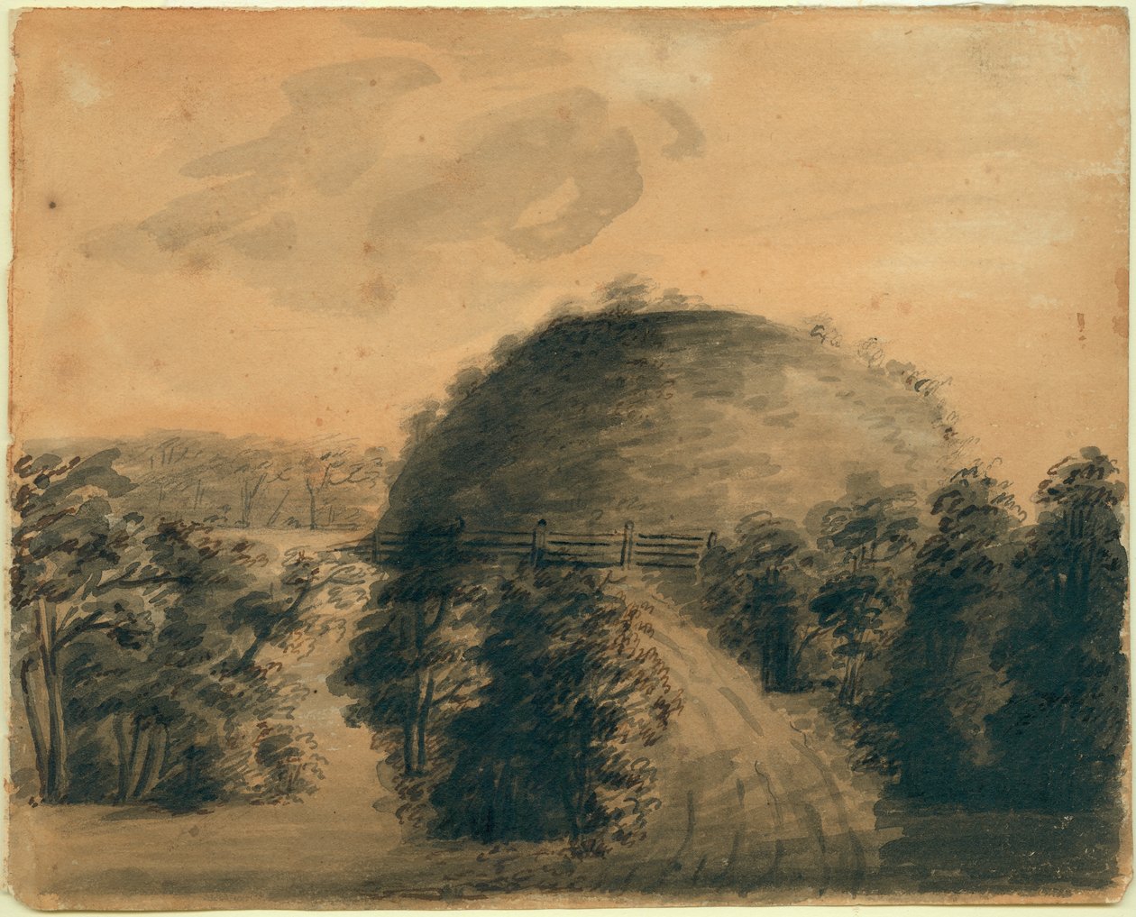 Zeichnung des Big Mound von Anna Maria Von Phul von Anna Maria von Phul