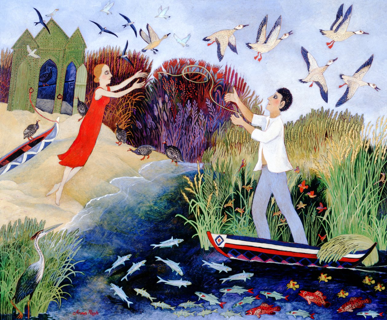 Schiff an Land, 2007 von Anna Pugh