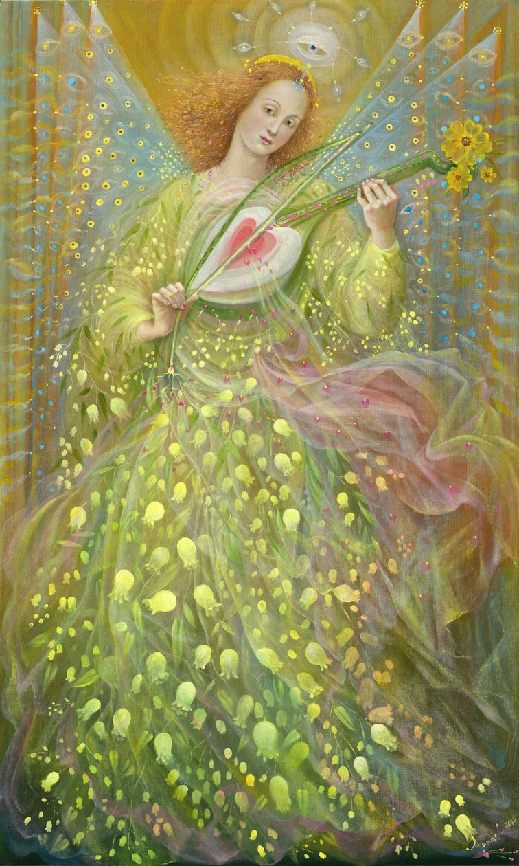 Vernunft und Barmherzigkeit (Diptychon), linkes Panel, 2018 von Annael Anelia Pavlova