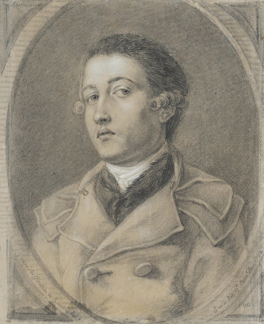 Porträt eines jungen Mannes von Anne-Louis Girodet de Roucy-Trioson