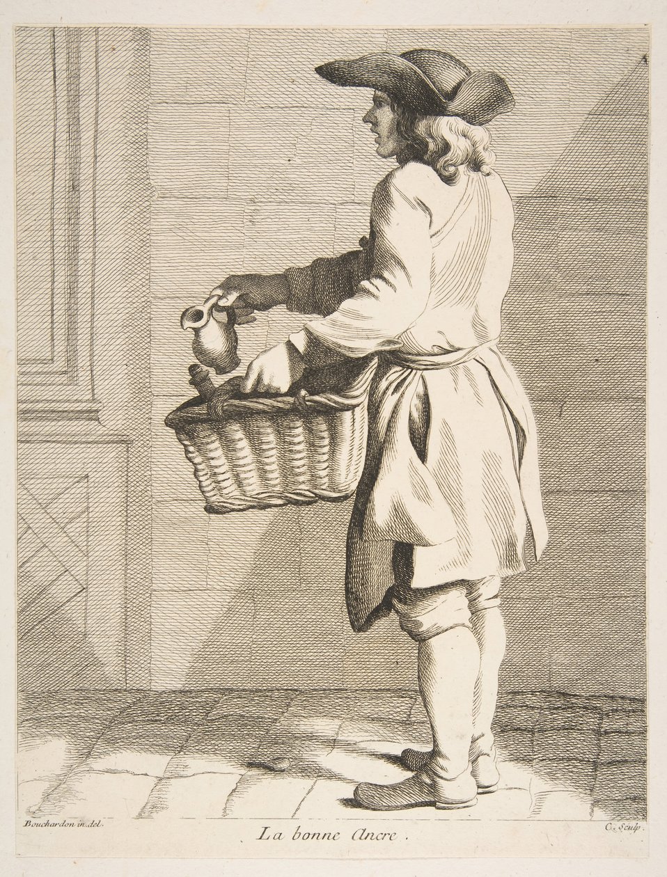 Tintenverkäufer, 1746 von Anne Claude Philippe de Caylus