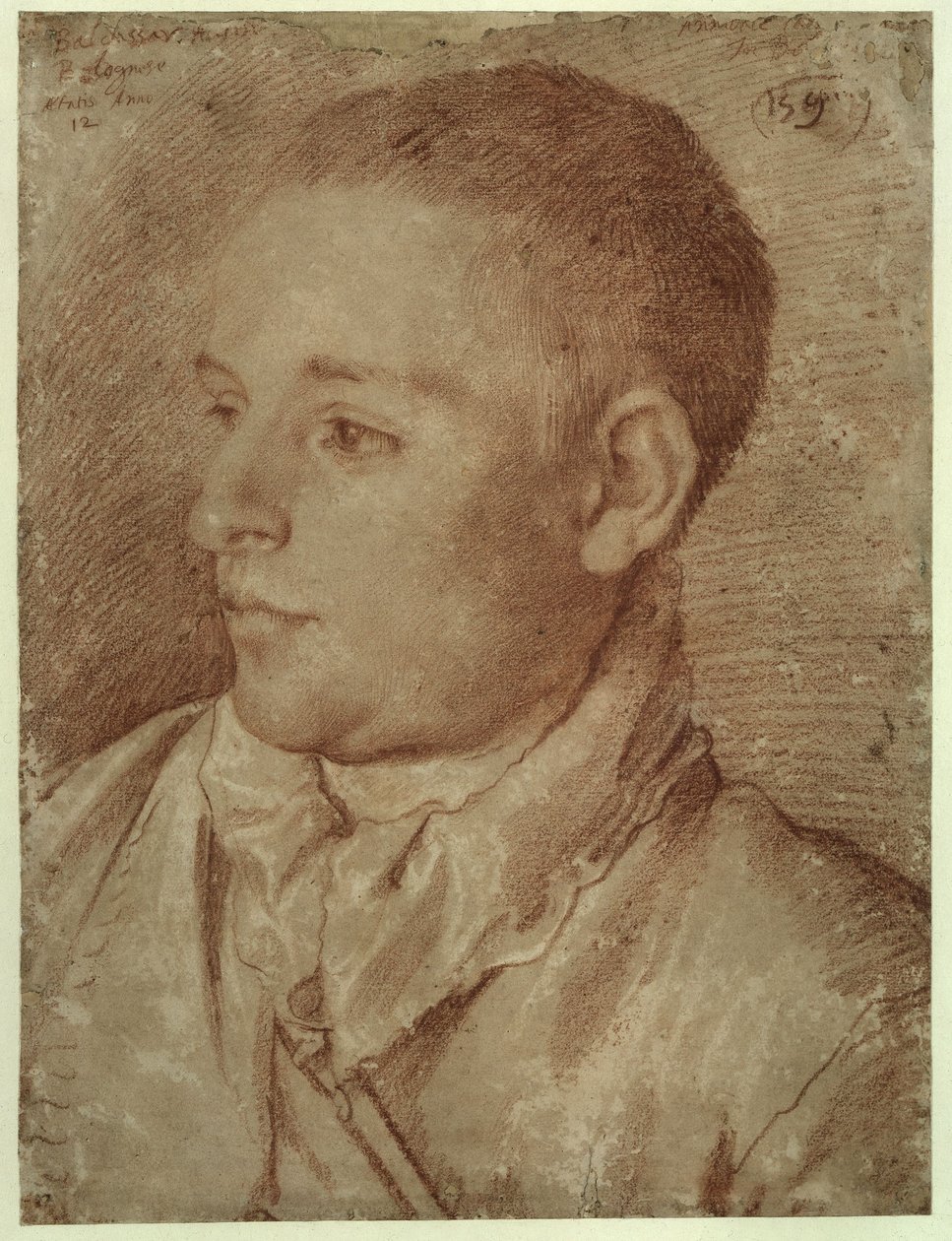 Bildnis des Baldassare Aloisi, genannt Galanino von Annibale Carracci