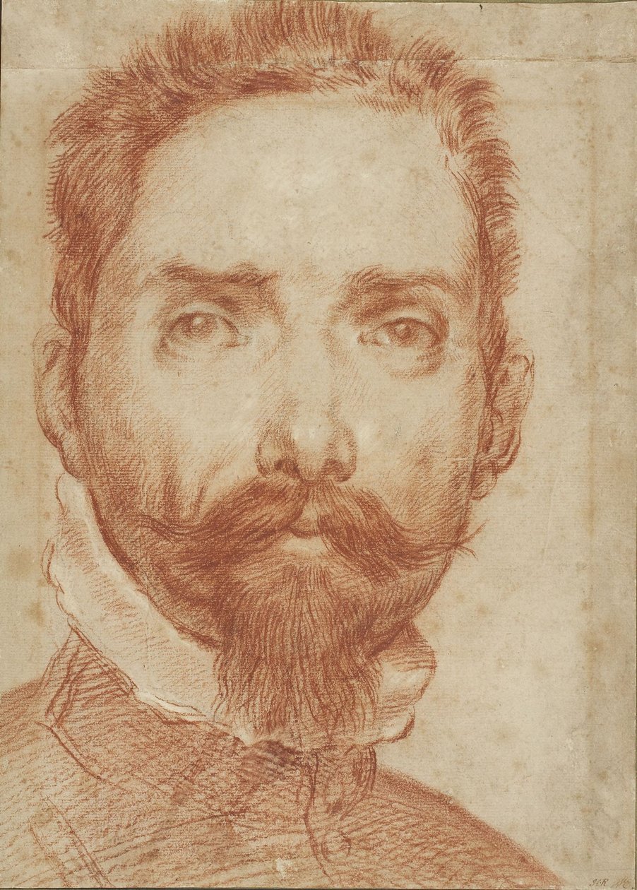 Porträt des Lautenspielers Giulio Mascheroni von Annibale Carracci