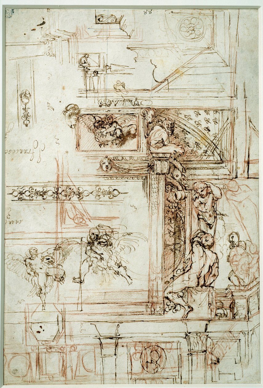 Entwurf für die Farnese-Galerie von Annibale Carracci