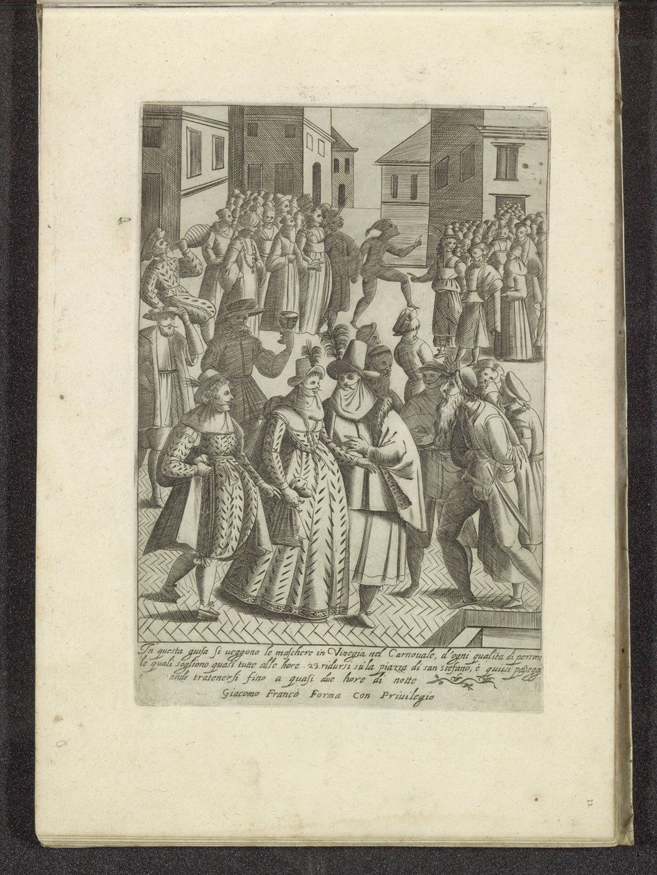 Karneval in Venedig von Anonymous