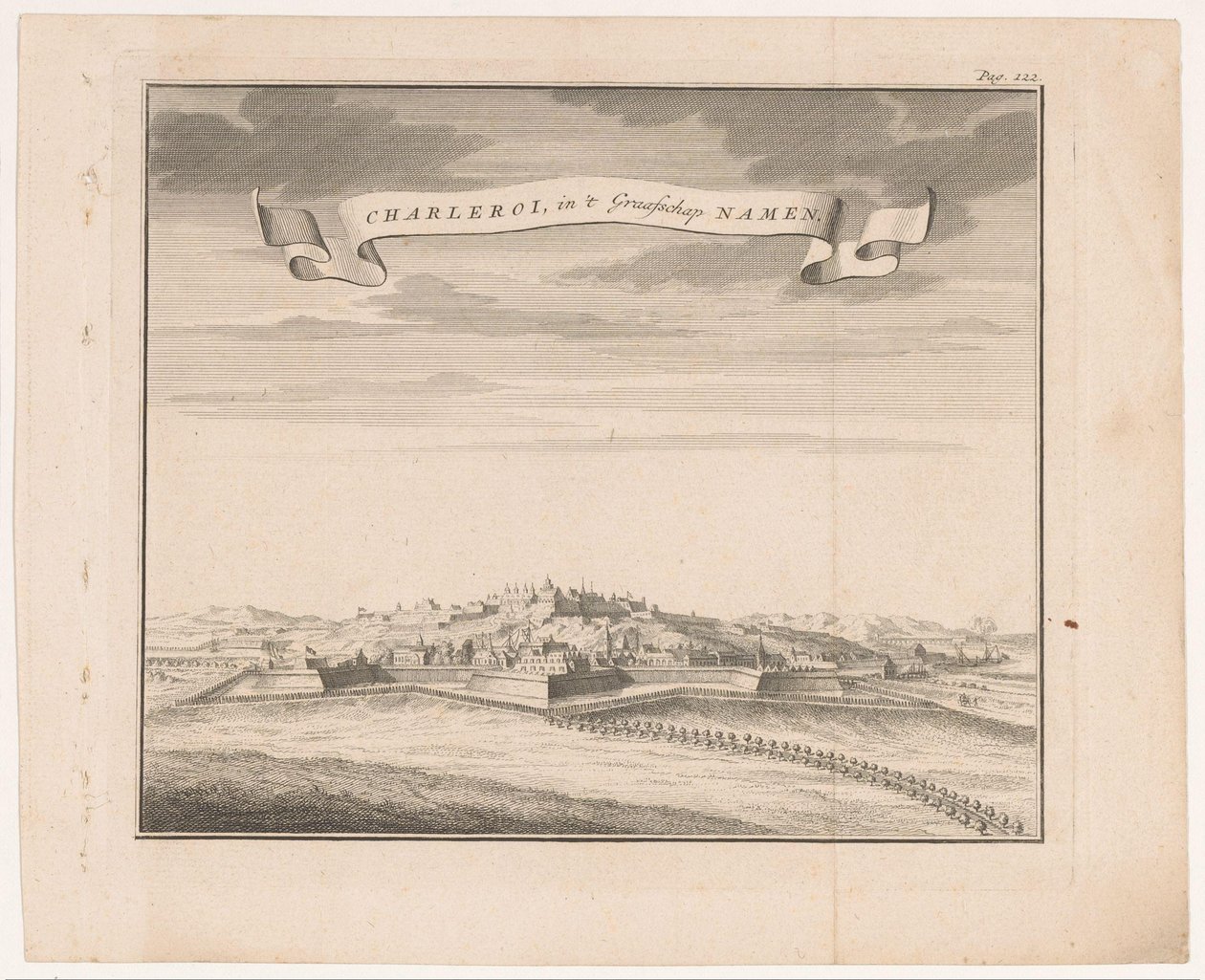 Ansicht von Charleroi von Anonymous