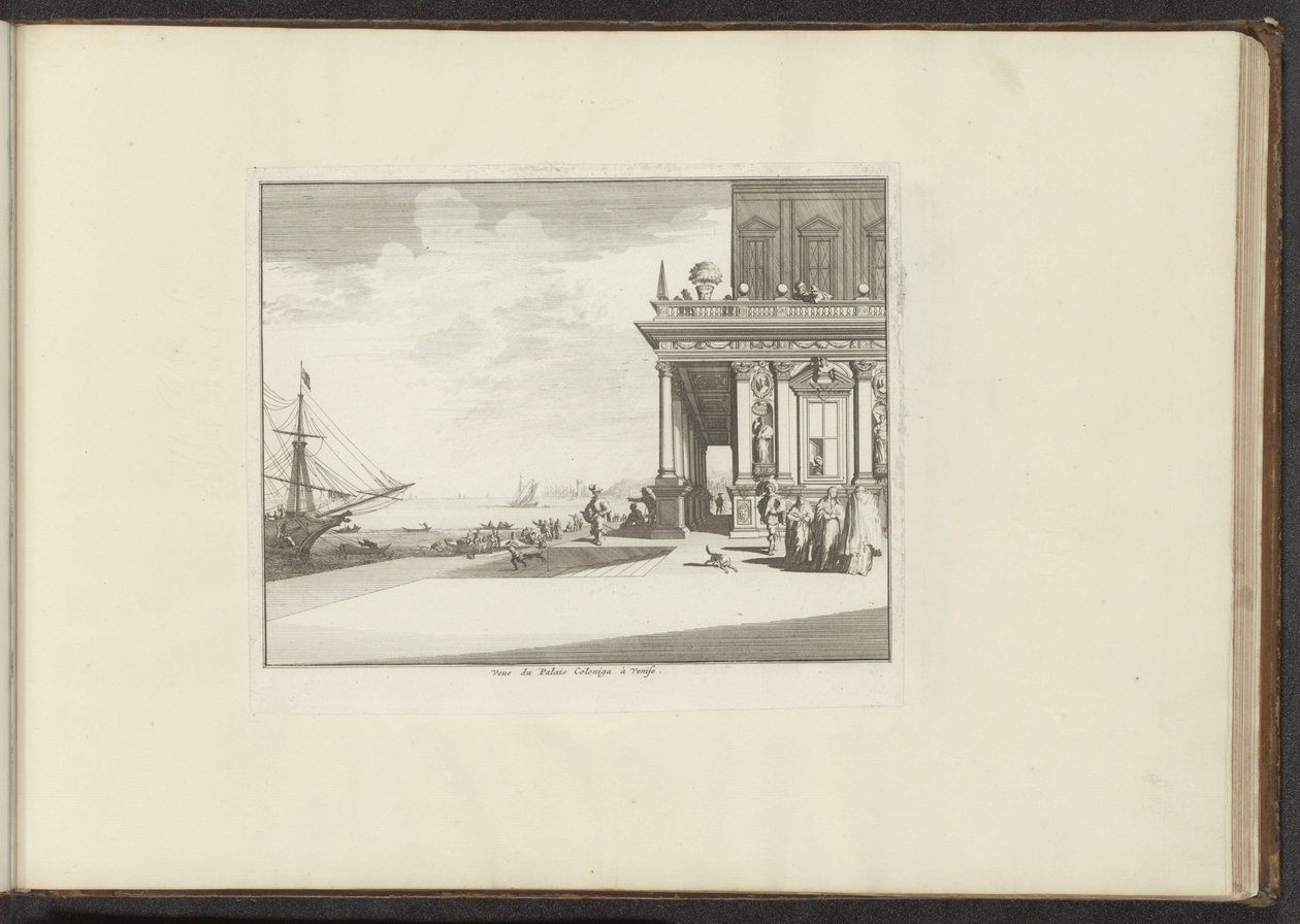 Ansicht des Palazzo Colinga in Venedig von Anonymous