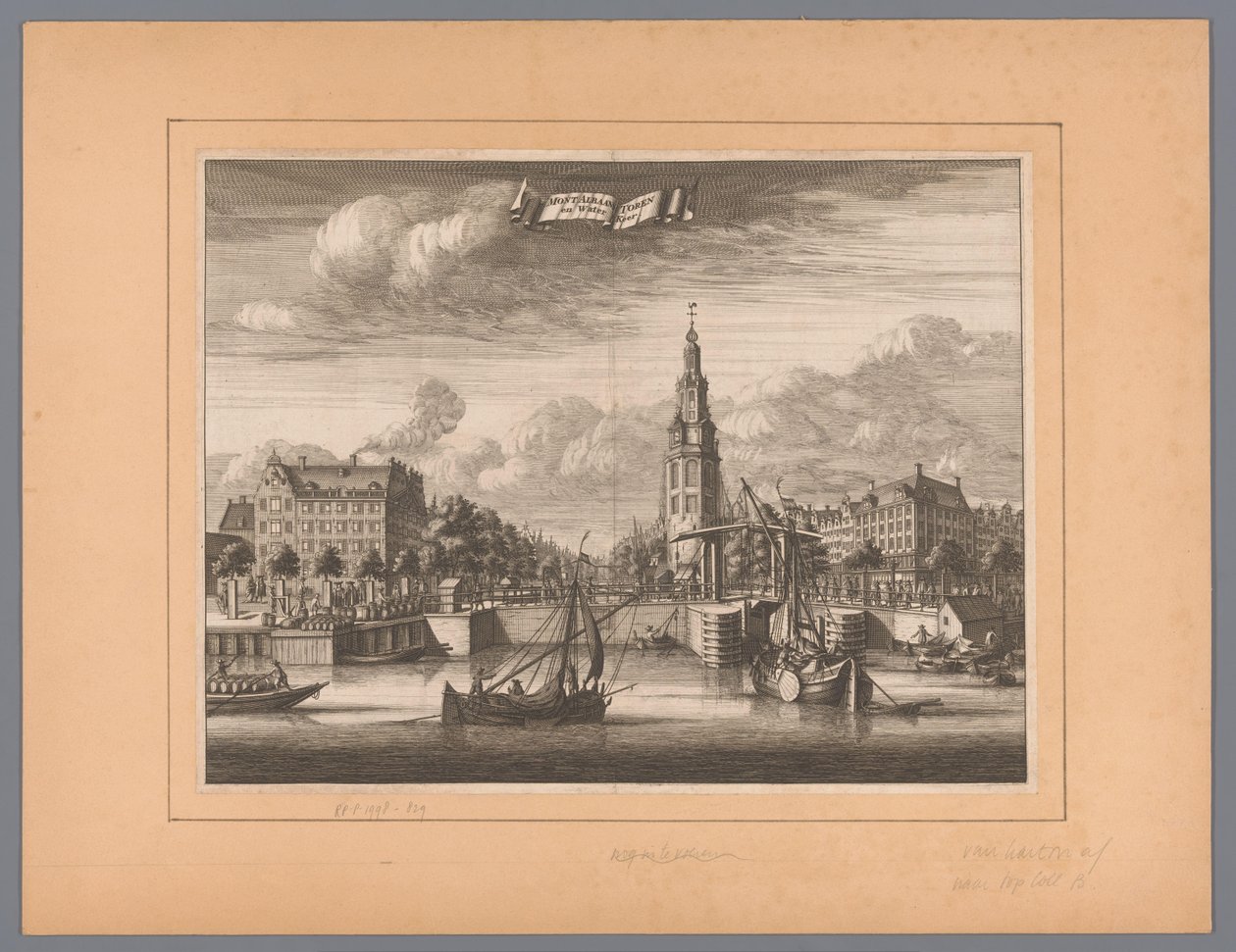 Ansicht des Montelbaansturms in Amsterdam von Anonymous
