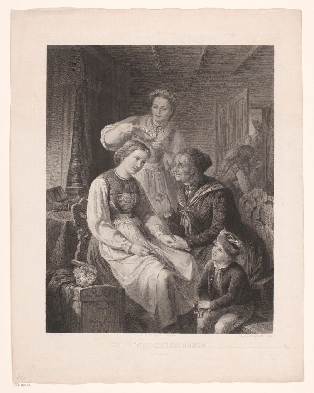 Le Suprême Bon Ton, 1800-1815, Nr. 21: Der Elegante bei seinem Hufschmied von Anonymous
