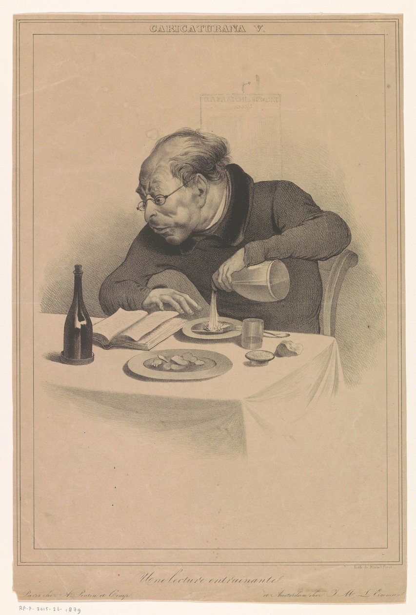 Lesender Mann von Anonymous