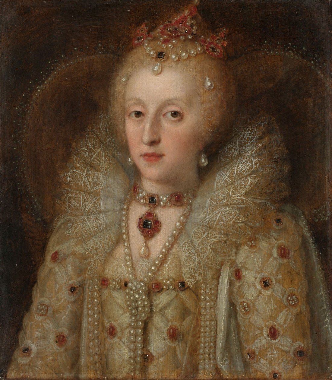 Porträt von Elizabeth I., Königin von England, 1550-99 von Anonymous