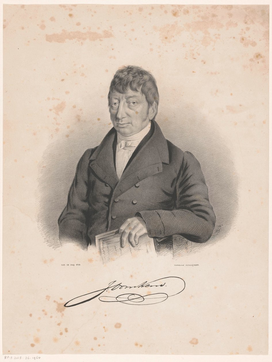 Porträt von Jan Oomkens von Anonymous