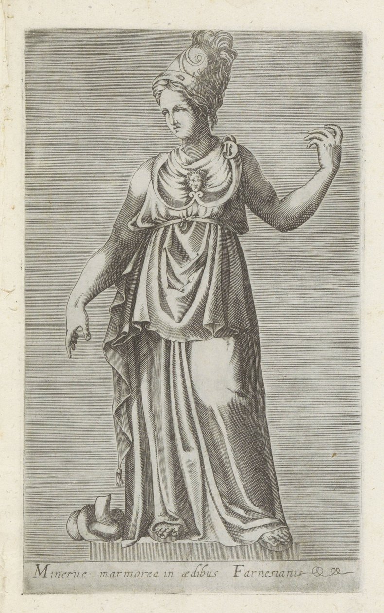Skulptur der Minerva von Anonymous