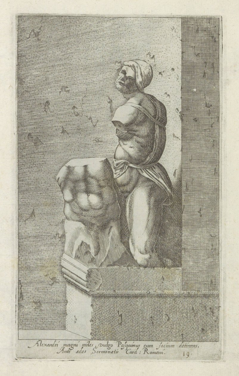 Skulptur von Pasquino von Anonymous