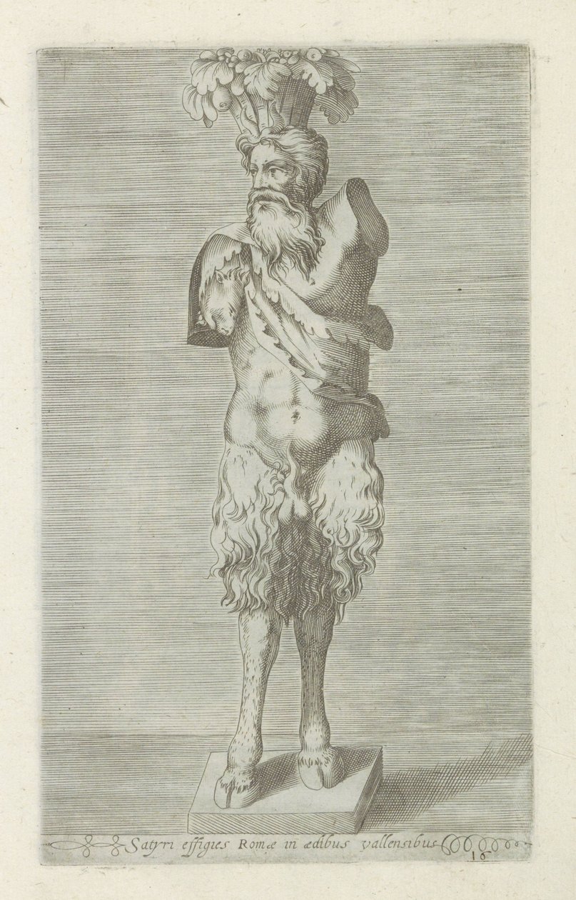 Skulptur eines Satyrs von Anonymous