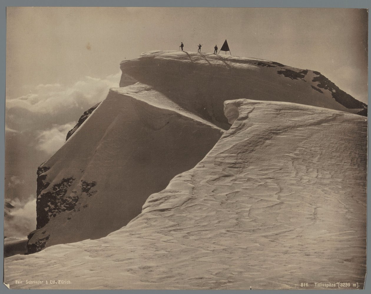 Gipfel des Titlis bei Engelberg in der Schweiz von Anonymous
