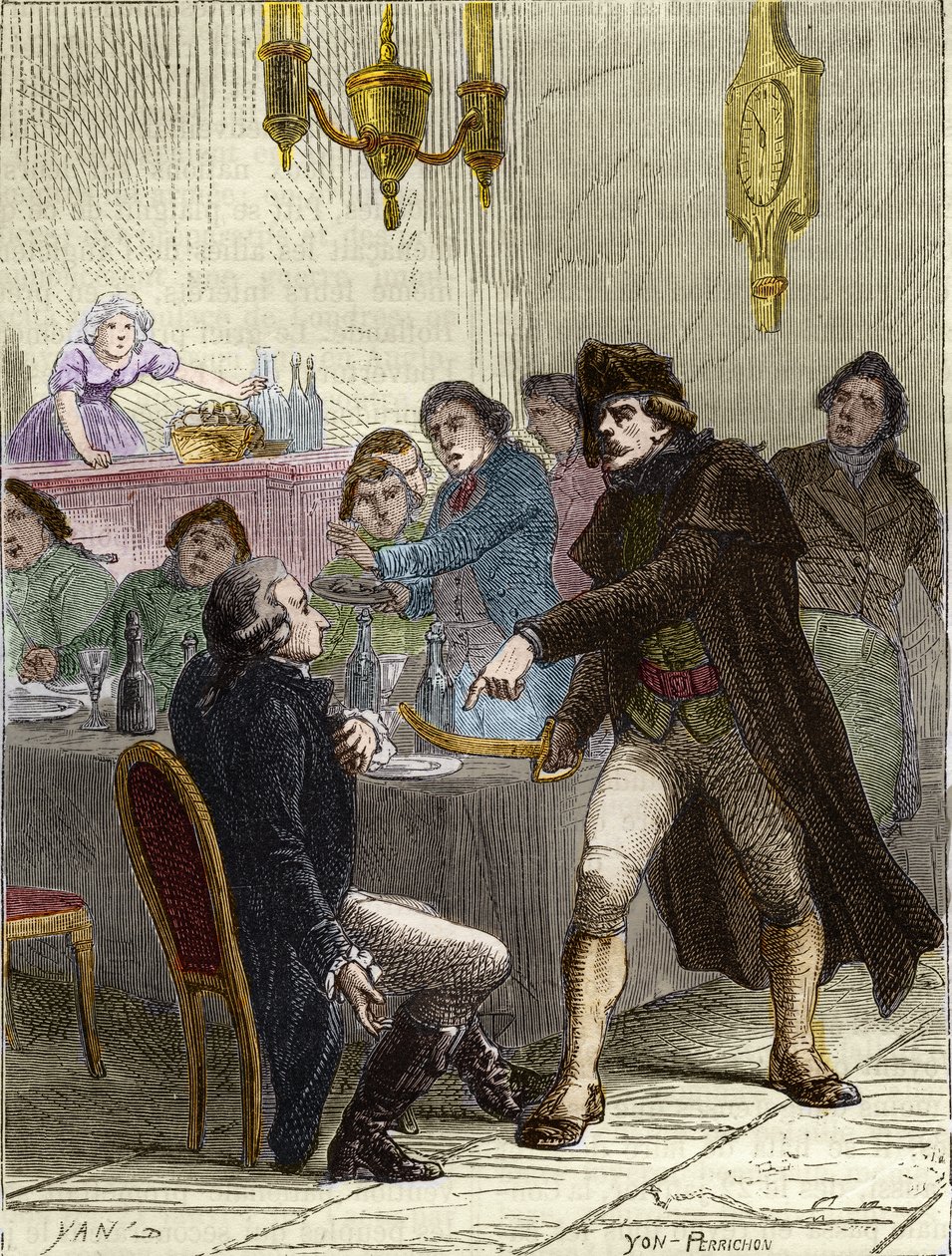 Ermordung des Abgeordneten Louis Michel Lepeletier, Marquis von Saint Fargeau von Anonymous Anonymous