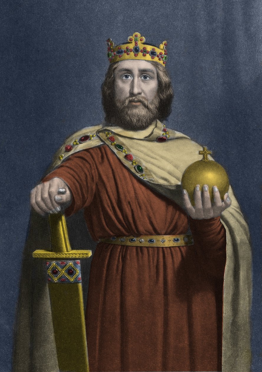 Karl der Große (Carolus Magnus, 742-814), König der Franken und christlicher Kaiser des Westens von Anonymous Anonymous