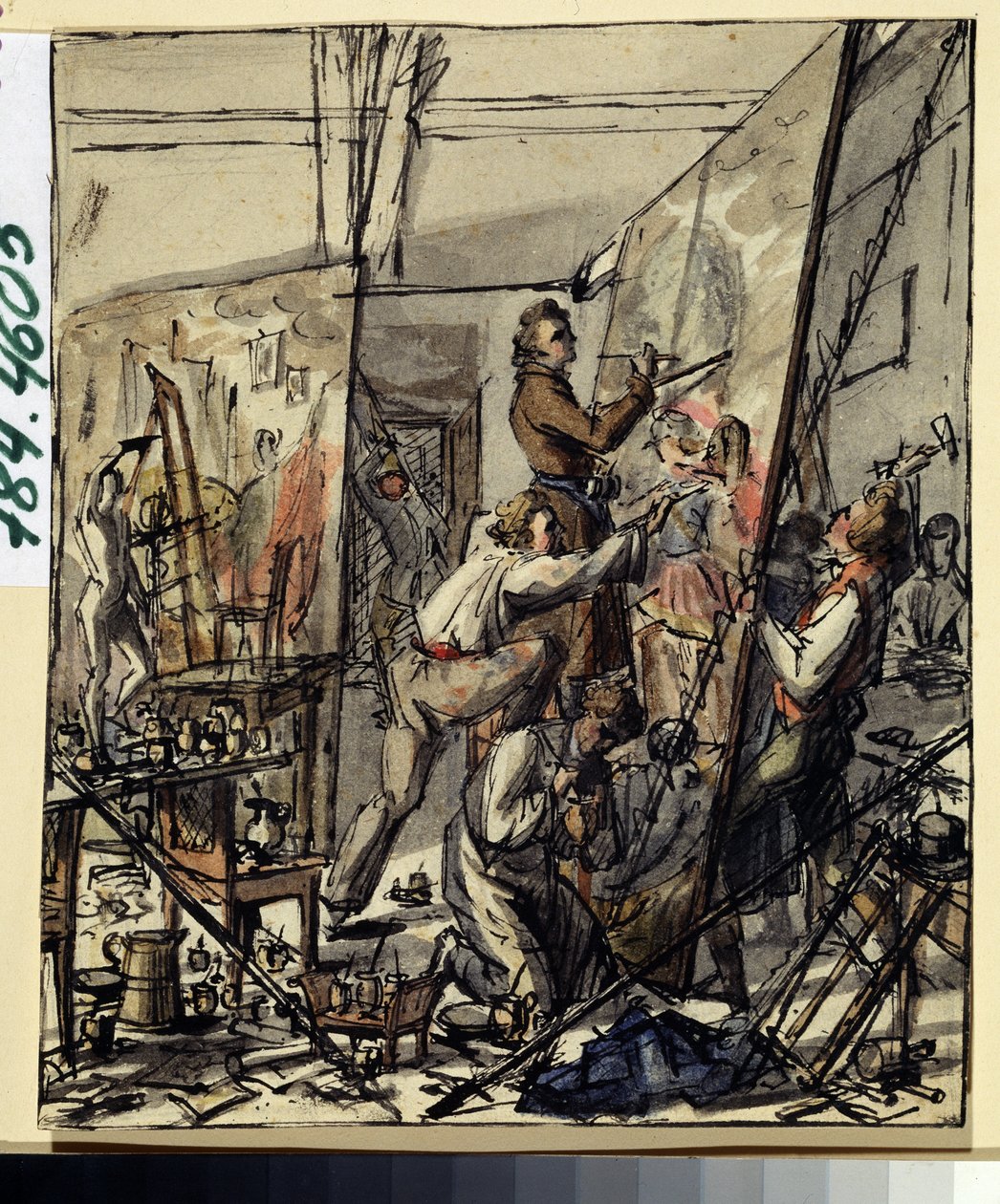 In einem Künstleratelier von Anonymous Anonymous