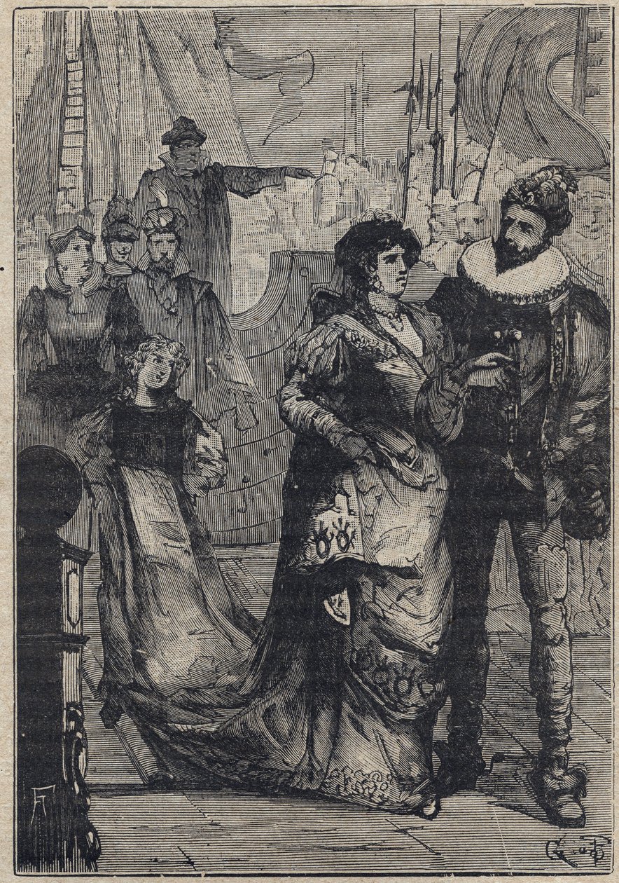 Treffen zwischen Lucrezia Borgia und Alfonso I d